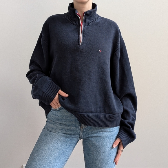 Tommy Hilfiger Half Zip Sweater - Picture 1 of 11